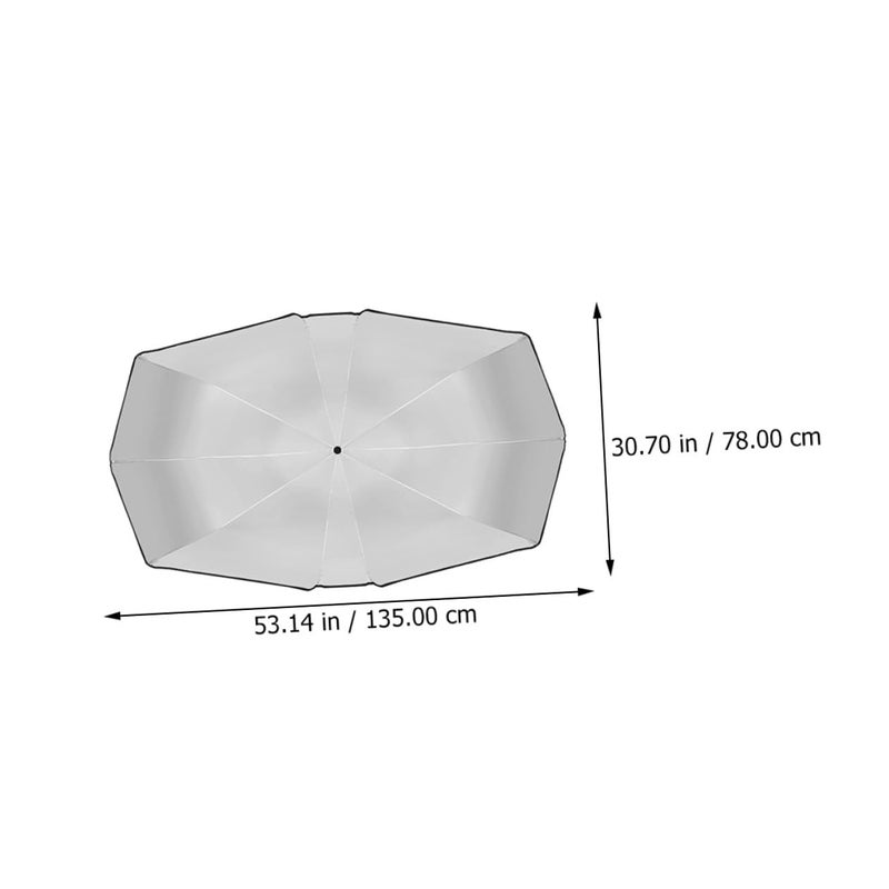 Foldable Front Windshield Sun Shade UV Heat Blocking Sunshade for Car - Image 3
