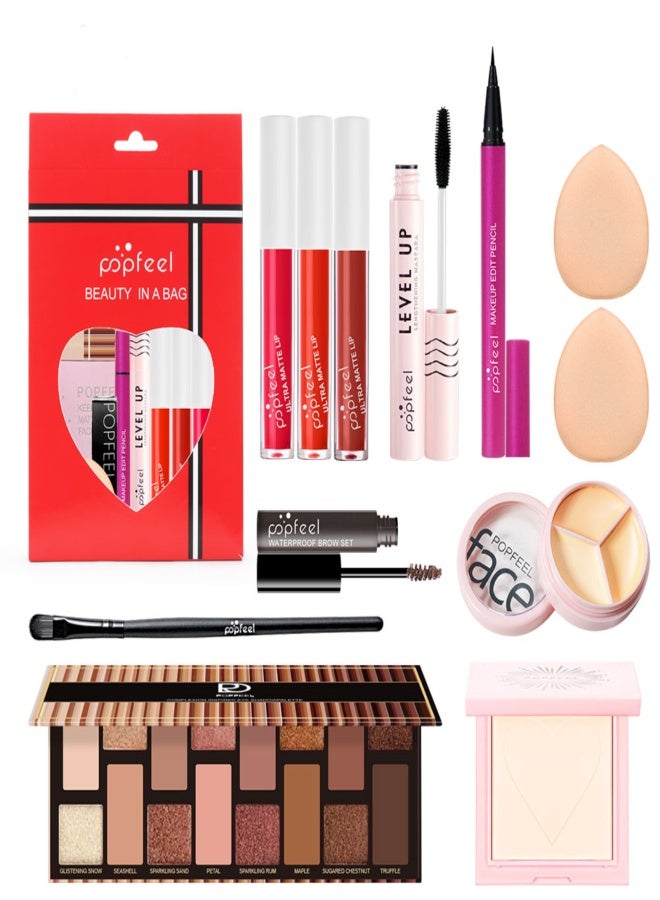 popfeel Essential Face Makeup Kit for Beginners - Image 1