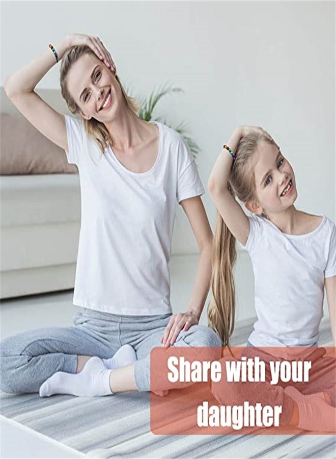 Goolsky 7 Chakra Crystal Stretch Bracelets Gemstone Yoga Braided Rope Bead for Women Girls - Image 2