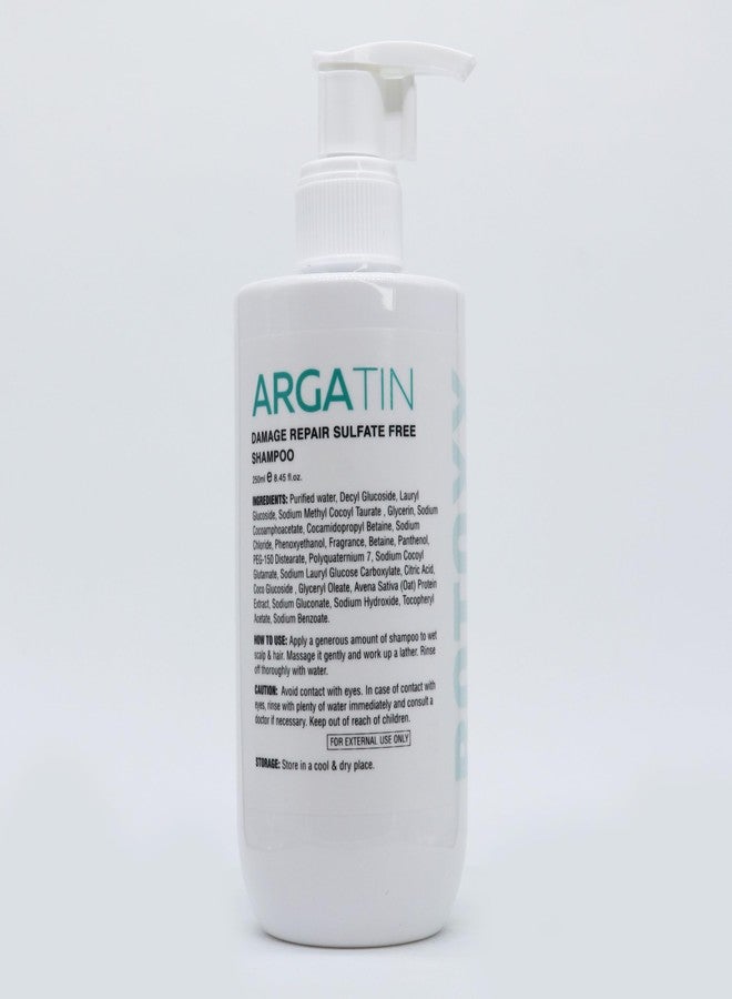 Argatin Damage Repair Conditioner with Keratin & Almond Oil, Sulphate-Free Formula for Dry, Frizzy & Damaged Hair - 250ml - Image 2