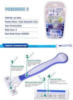 BOLAND LAURA BOLAND LAURA Precision 3-piece razor.  - Image 2
