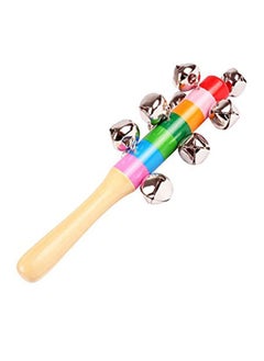 Hand Bell Rattle Toy for Babies - Stimulating Sound and Color Recognition for Kids Development