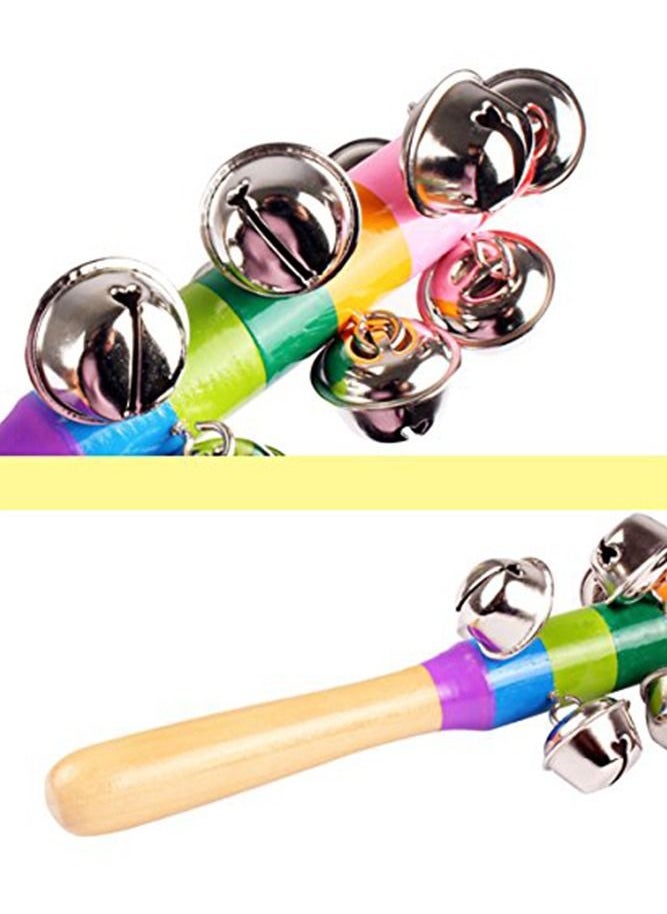 BELLSBERRY - Hand Bell Rattle Toy for Babies - Stimulating Sound and Color Recognition for Kids Development - Image 1
