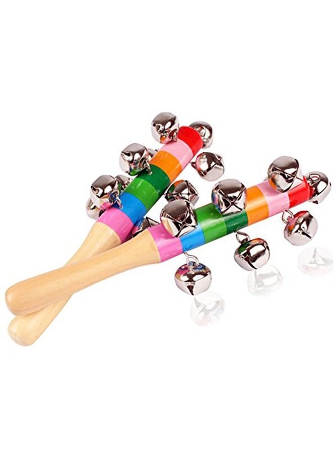 BELLSBERRY - Hand Bell Rattle Toy for Babies - Stimulating Sound and Color Recognition for Kids Development - Image 1