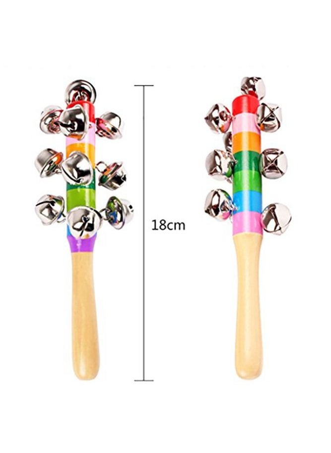 BELLSBERRY - Hand Bell Rattle Toy for Babies - Stimulating Sound and Color Recognition for Kids Development - Image 1