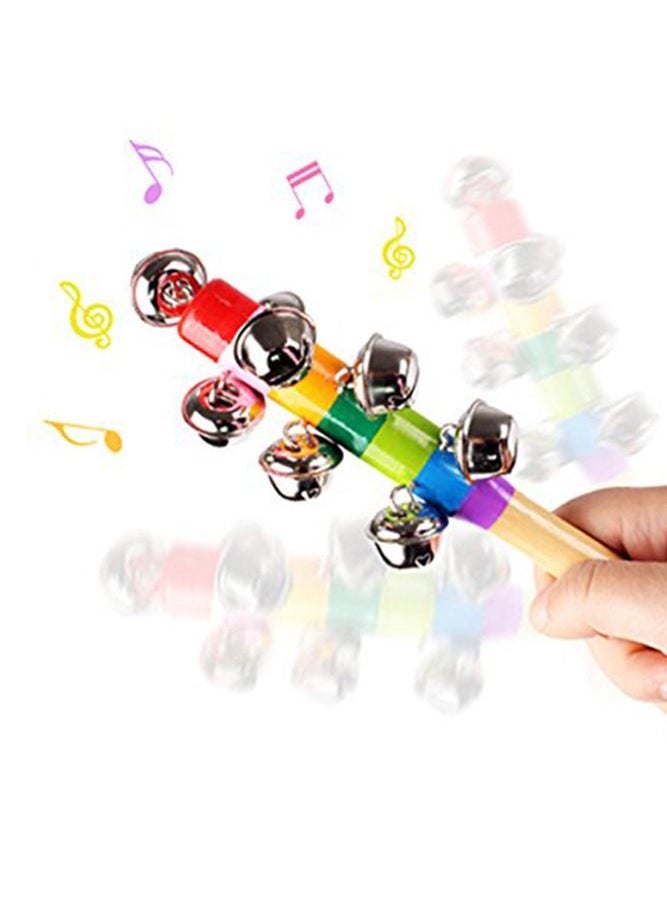 BELLSBERRY - Hand Bell Rattle Toy for Babies - Stimulating Sound and Color Recognition for Kids Development - Image 1