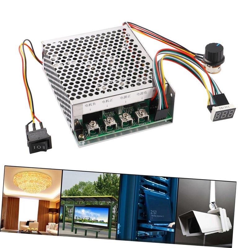 Digital Display Adjustable Speed Reversible Motor Controller Driver 60a For Factory Use - Image 5