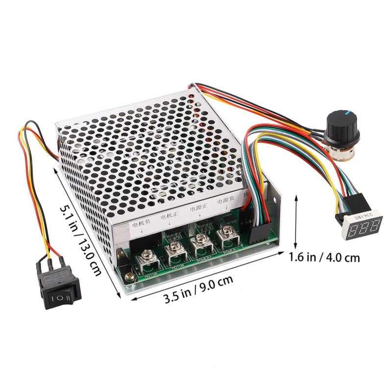 Digital Display Adjustable Speed Reversible Motor Controller Driver 60a For Factory Use - Image 3