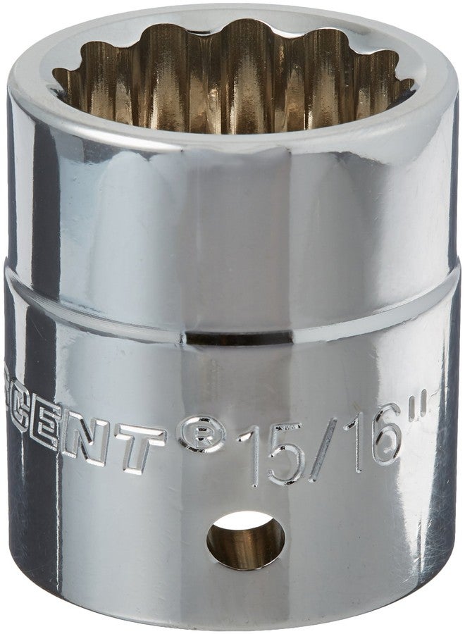 كريسنت مقبس هلال قياسي SAE بـ ١٢ نقطة، مقاس ١٥/١٦ بوصة، محرك ٣/٤ بوصة - CDS92N - Image 1