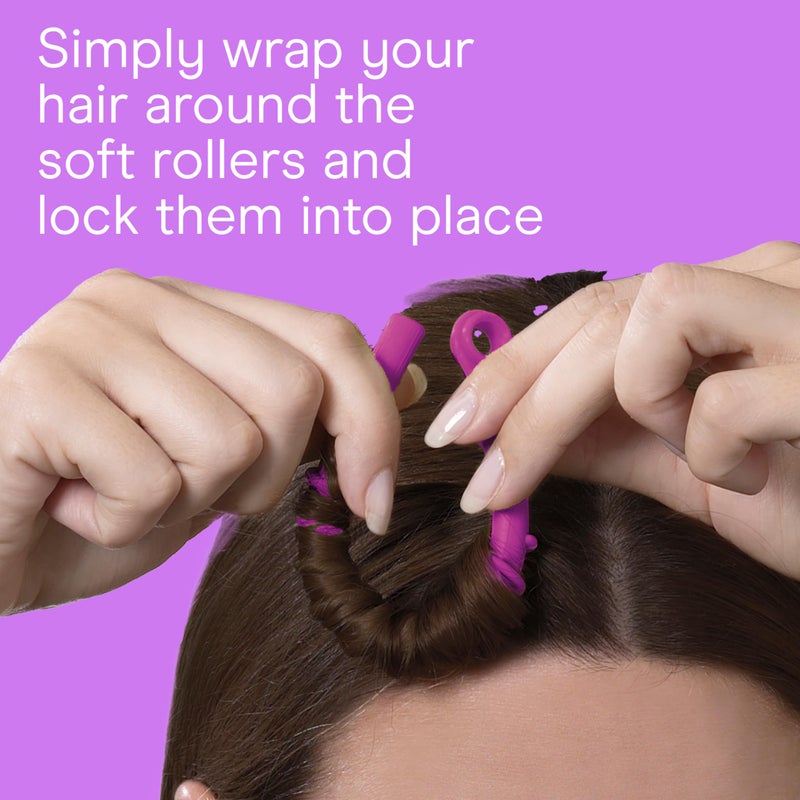 Conair Silicone Hot Rollers for Women, 14 Assorted Hot Sticks Hair Curlers with No Roller Clips Needed, 85-Second Heat-Up, For All Hair Lengths, Green - Image 5