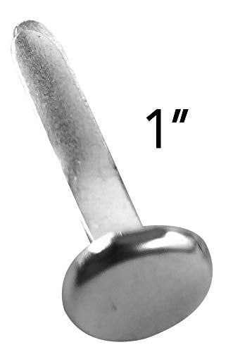 Clipco Paper Fasteners Large 1-Inch Silver Nickel Plated (100-Pack) - Image 4