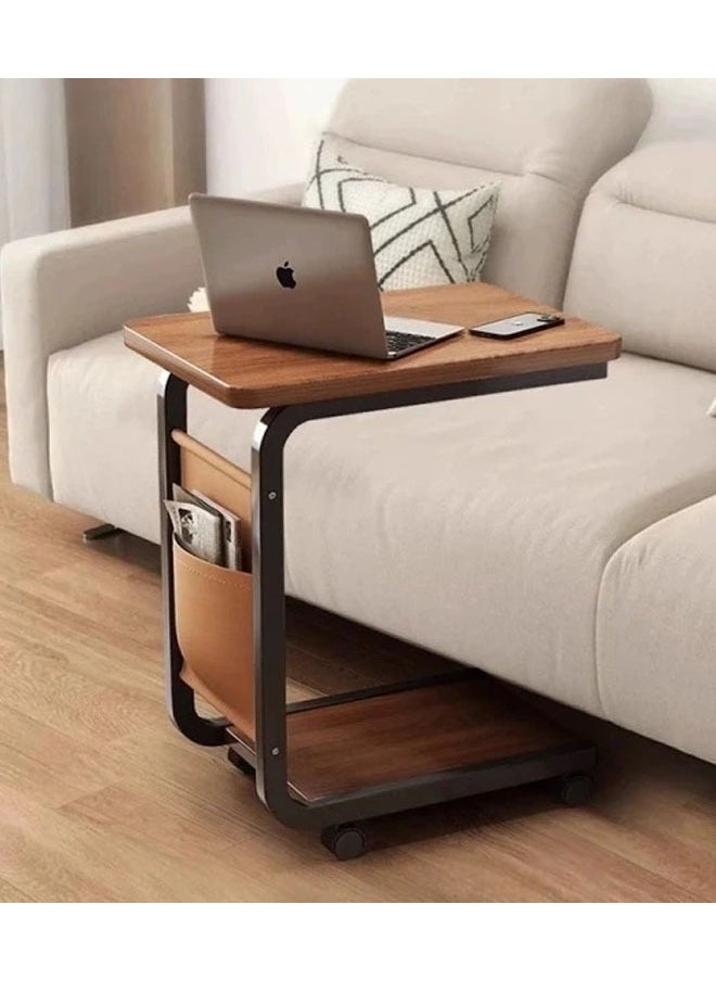 ماركة غير محددة - طاولة جانبية متحركة بتصميم عصري ووظائف متعة - Image 1