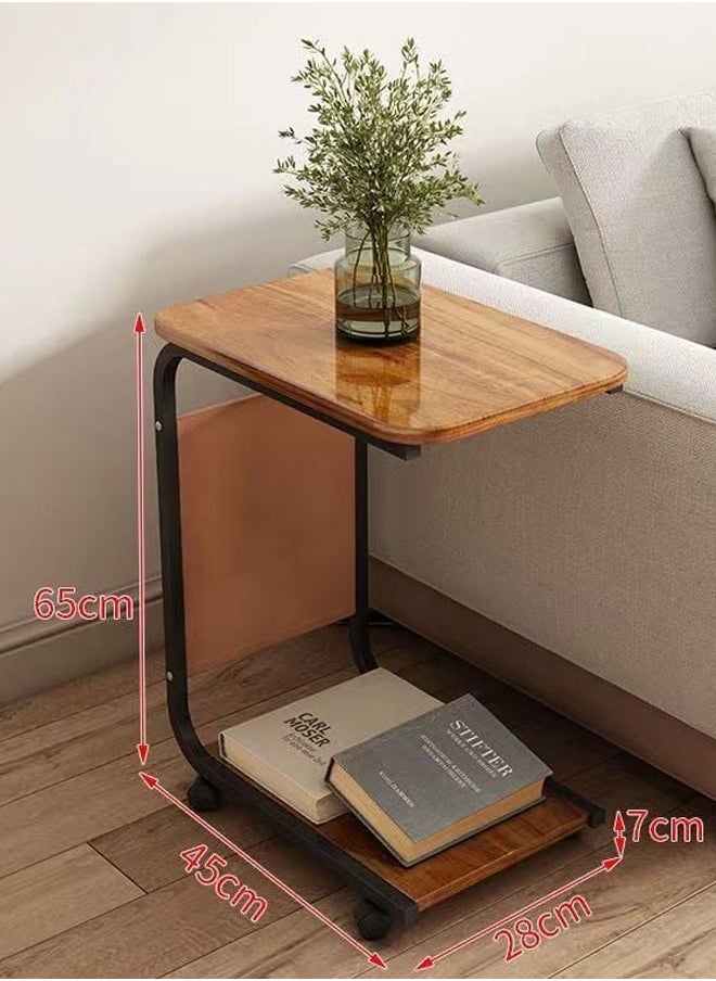 ماركة غير محددة - طاولة جانبية متحركة بتصميم عصري ووظائف متعة - Image 1
