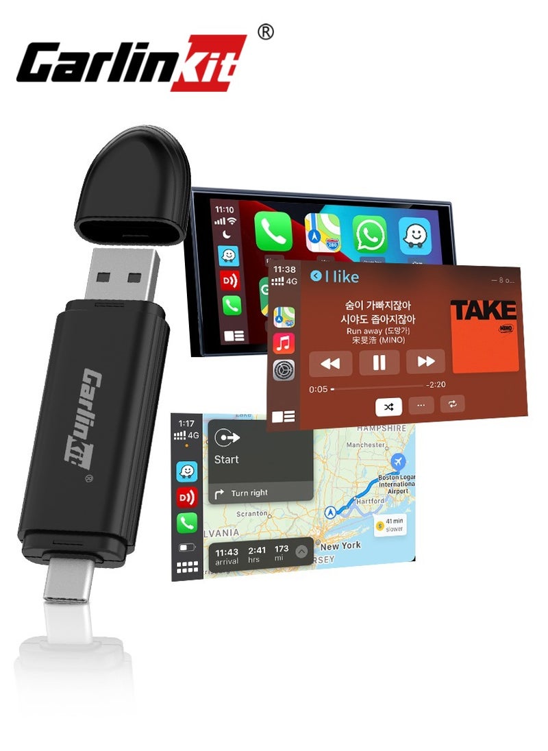 CarlinKit 2024 MINI SE Wireless CarPlay Adapter USB-A/C for iPhone Convert Wired to Wireless CarPlay Fast-Connect Plug&Play FOTA - pzsku/Z6C60197C39C9A796A4F8Z/45/_/1735876439/4fb63ccc-2e79-4e3c-ba3c-35dba388e427