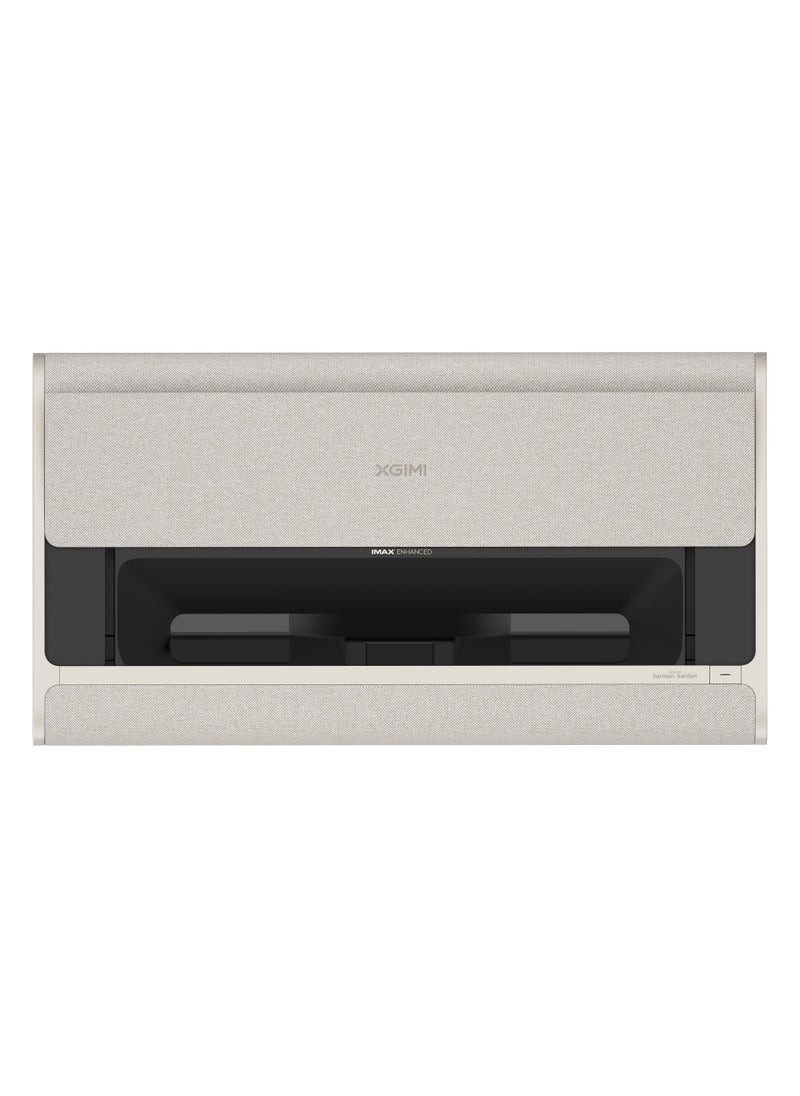 XGIMI AURA 2 UST Laser Projector, Dolby Vision, IMAX Enhanced, 2300 ISO Lumens, 1,000,000:1 Dynamic Contrast Ratio, 0.177:1 Throw Ratio, Intelligent Screen Adaption, 60W Harman Kardon Speakers  - Image 1