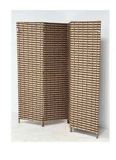 Generic Room divider/partition, white and black striped 