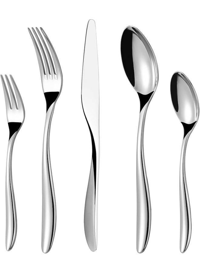 BS B&S 24-Piece Cutlery Set 6 Table Spoons, 6 Forks, 6 Knives & 6 Tea/Coffee Spoons Premium Stainless Steel Flatware Gift Box - Image 1