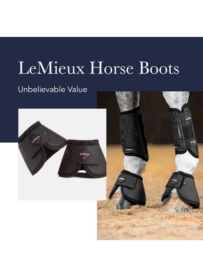 LeMieux ProShell Overreach Horse Boots - Over Reach or Bell Boots for Horses - Protective Gear and Training Equipment - Equine Boots, Wraps & Accessories (Black - Large) - Image 2