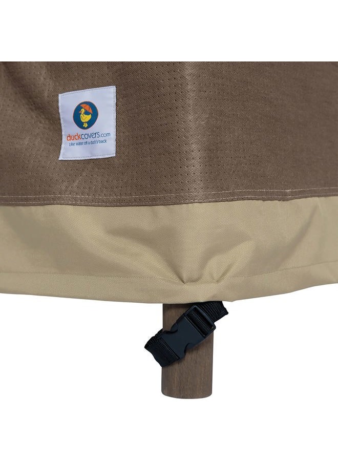Duck Covers LSO934035 Elegant Waterproof Patio Sofa Cover, 91"W x 38"D x 35"H, Swiss Coffee - Image 3