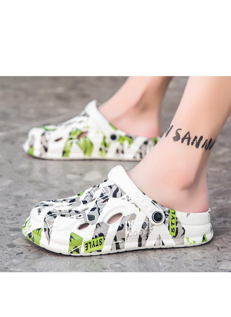 KUYING - New Thick Sole Anti Slip Hole Shoes - Image 1