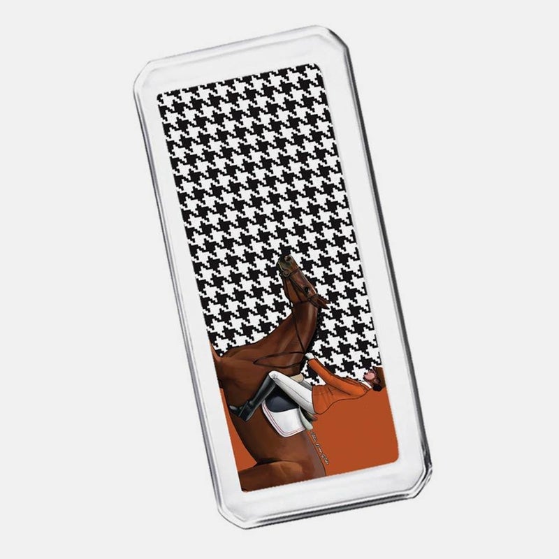Equestrian Orange Jacket Glass Plate