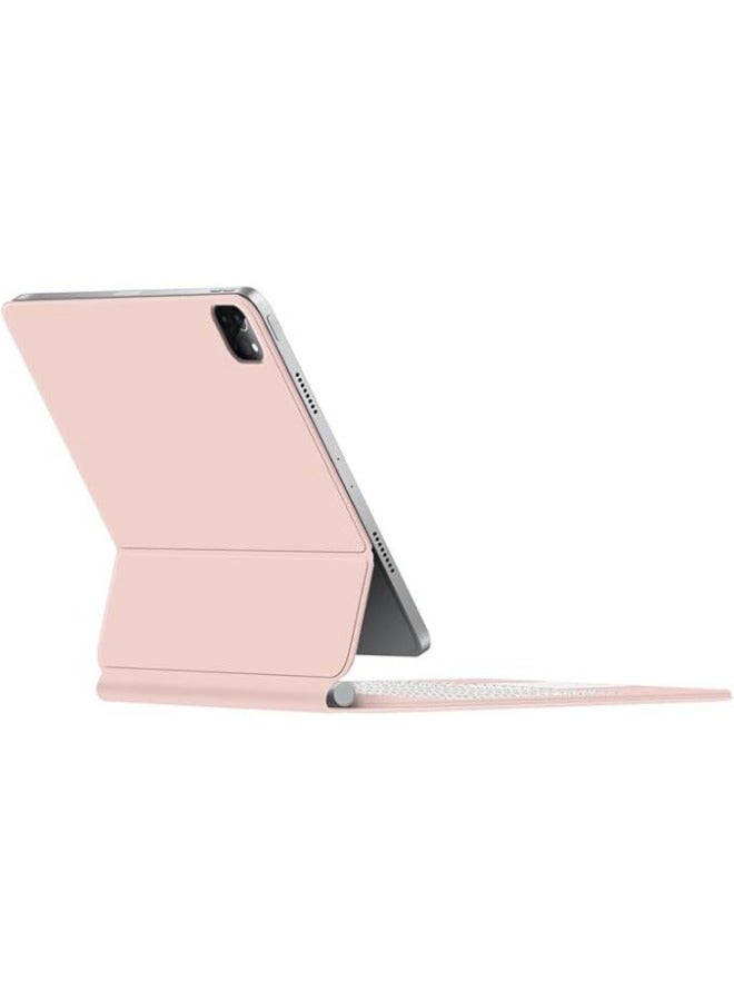 غطاء لوحة مفاتيح لاسلكي عائم مغناطيسي متوافق مع iPad Pro 11 بوصة (جميع الطرز)، لوحة مفاتيح بلوتوث قابلة لإعادة الشحن مع لوحة تعقب متعددة اللمس لـ iPad Pro 11. - Image 2