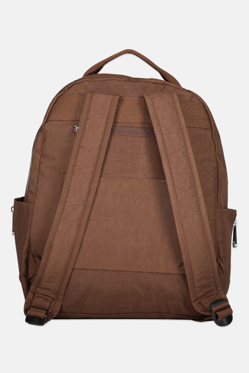 I Love Fashion Women Jessie Brand Logo Backpack 38 H x 30 L x 12 W cm, Brown - Image 2