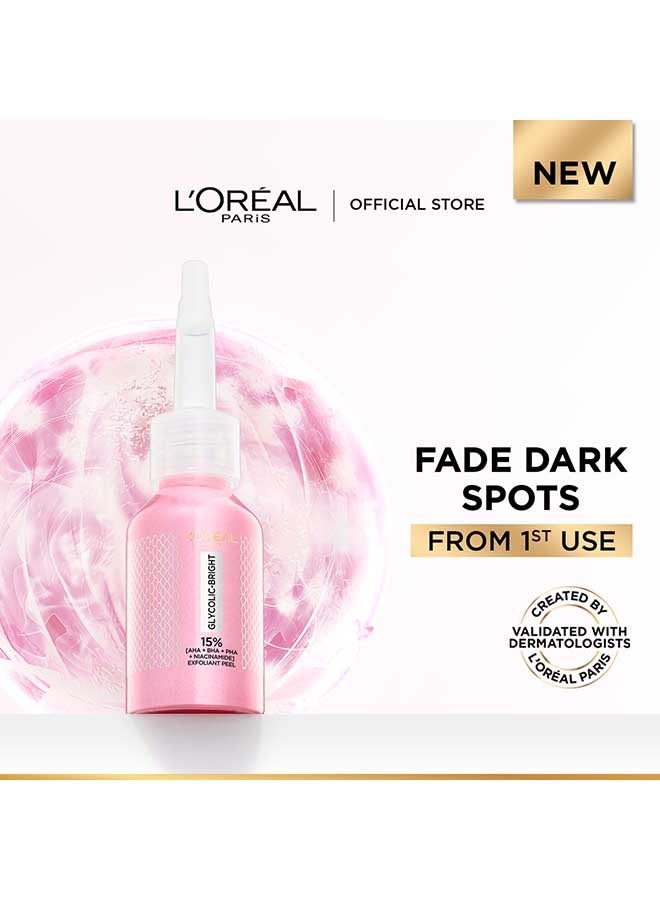 L'OREAL PARIS Glycolic Bright Anti-Dark Spot Exfoliant Peel Serum - Image 2