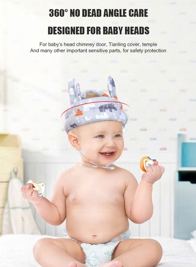 Vinnatsu Adjustable Baby Helmet Toddler Breathable Safety Head Protector Cushion Pillow No Bumps Child Safety Head Guard Hat for Running Walking Crawling - Image 3