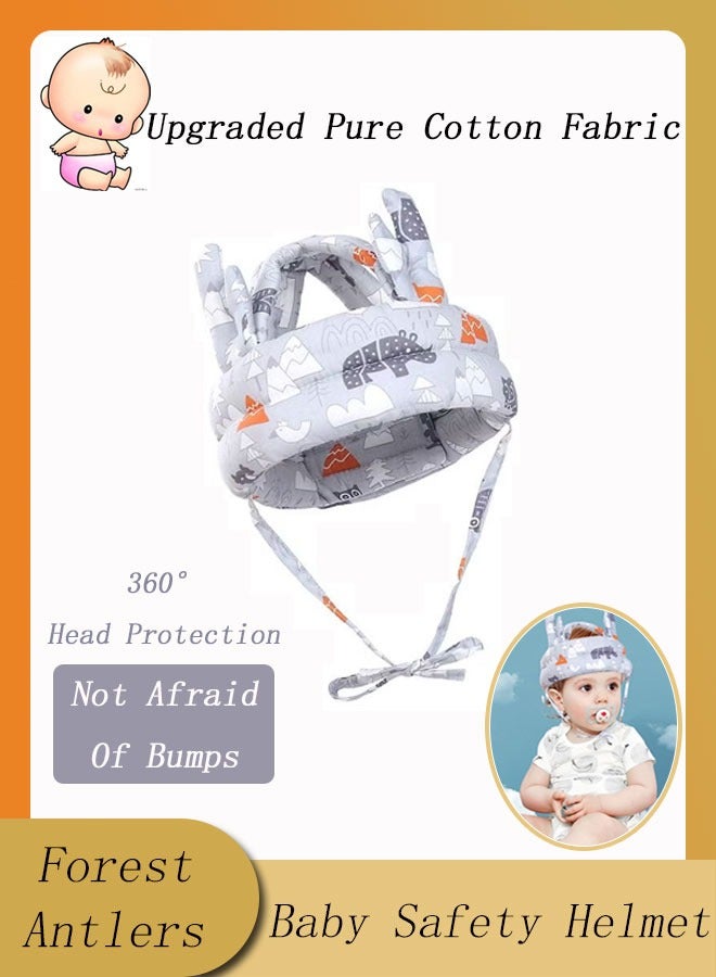 Vinnatsu Adjustable Baby Helmet Toddler Breathable Safety Head Protector Cushion Pillow No Bumps Child Safety Head Guard Hat for Running Walking Crawling - Image 1