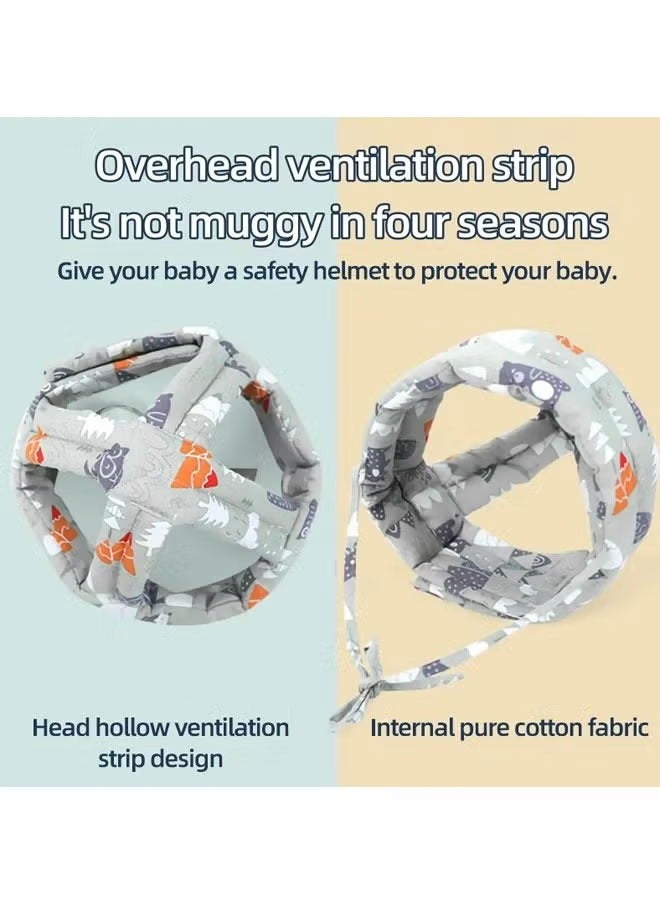 Vinnatsu Adjustable Baby Helmet Toddler Breathable Safety Head Protector Cushion Pillow No Bumps Child Safety Head Guard Hat for Running Walking Crawling - Image 4