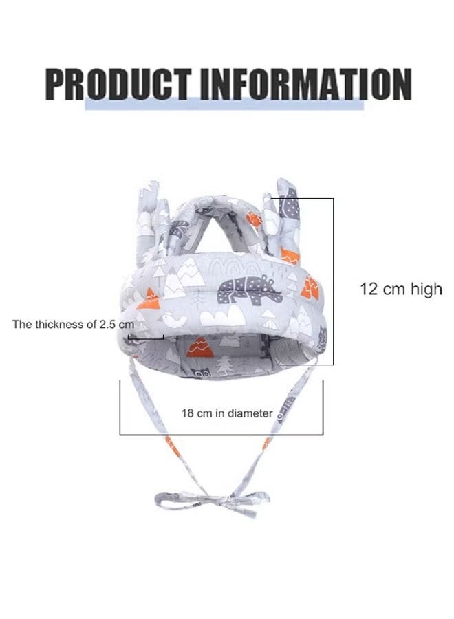 Vinnatsu Adjustable Baby Helmet Toddler Breathable Safety Head Protector Cushion Pillow No Bumps Child Safety Head Guard Hat for Running Walking Crawling - Image 2