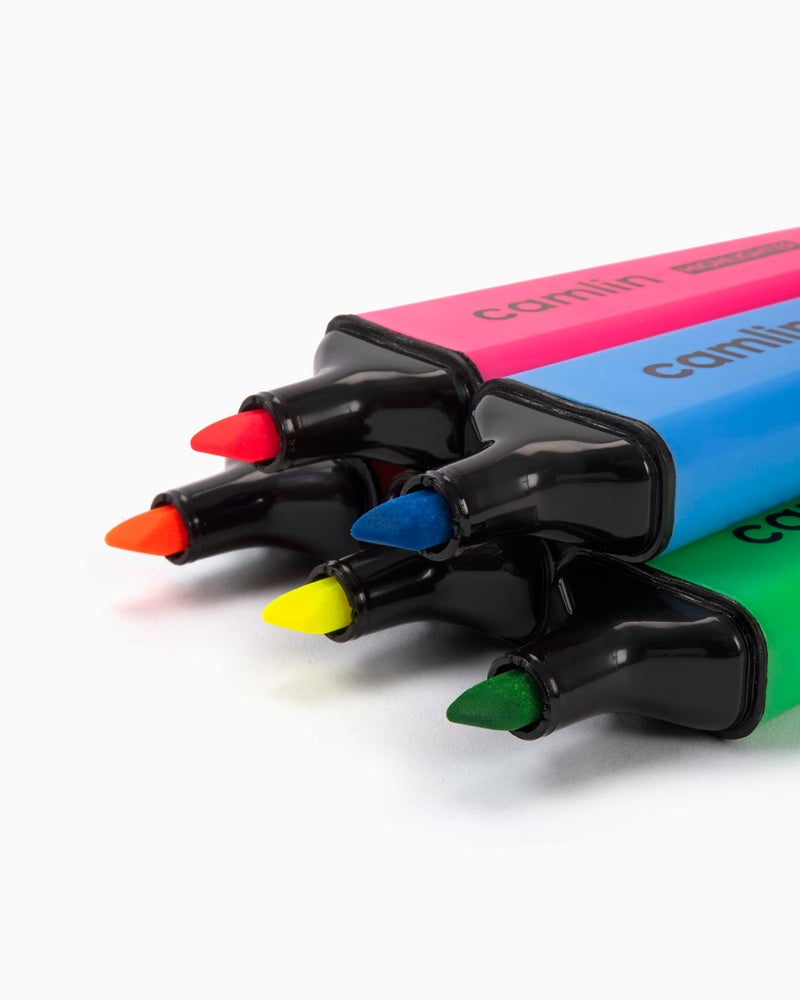 Camlin Highlighter Pen 5 Shades, Multicolor - Image 5