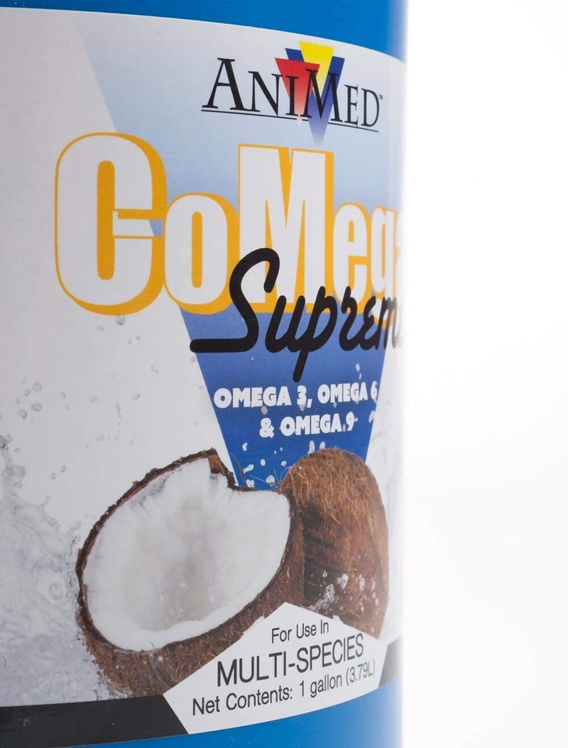 AniMed CoMega Supreme, 1 Gallon, Balanced Essential Fatty Acid Coat Supplement for Horses - Image 2
