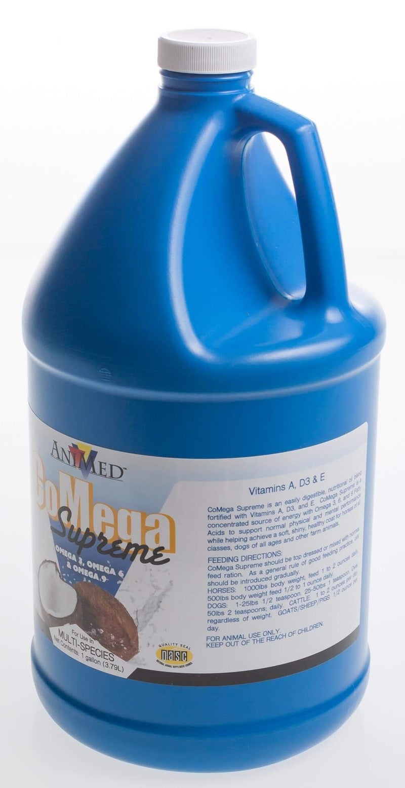AniMed CoMega Supreme, 1 Gallon, Balanced Essential Fatty Acid Coat Supplement for Horses - Image 3