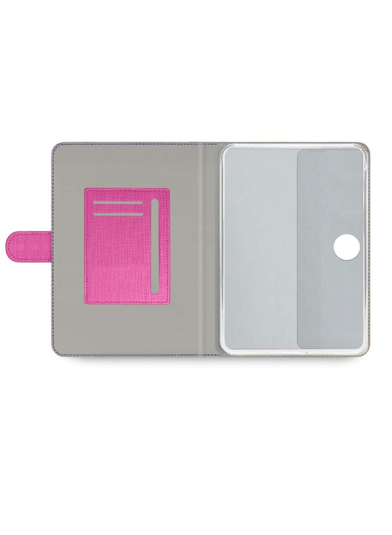 Wtech Honor Pad 9 12.1 inch 2023 ASN Love Series PU Leather Magnetic Closure Flip Case Cover - Pink - Image 2