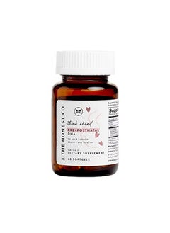 The Honest Company Think Ahead Pre + Postnatal Dha Supplement ; Nsfcertified Nongmo ; 60 Count Softgels  - Image 1