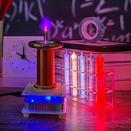 Joytech 5PC Noble Gases Tube Glass Sealed Rare Gases Neon Light Tesla Coil Demonstration Prop Scientific Exhibition SS22 - Image 2