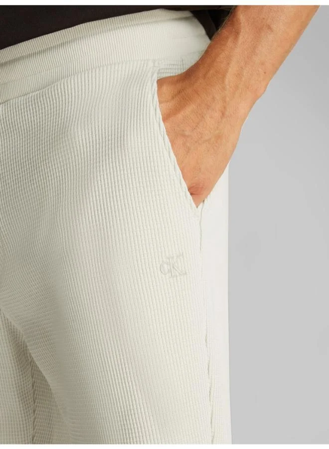CALVIN KLEIN Chunky Waffle Drawstring Shorts