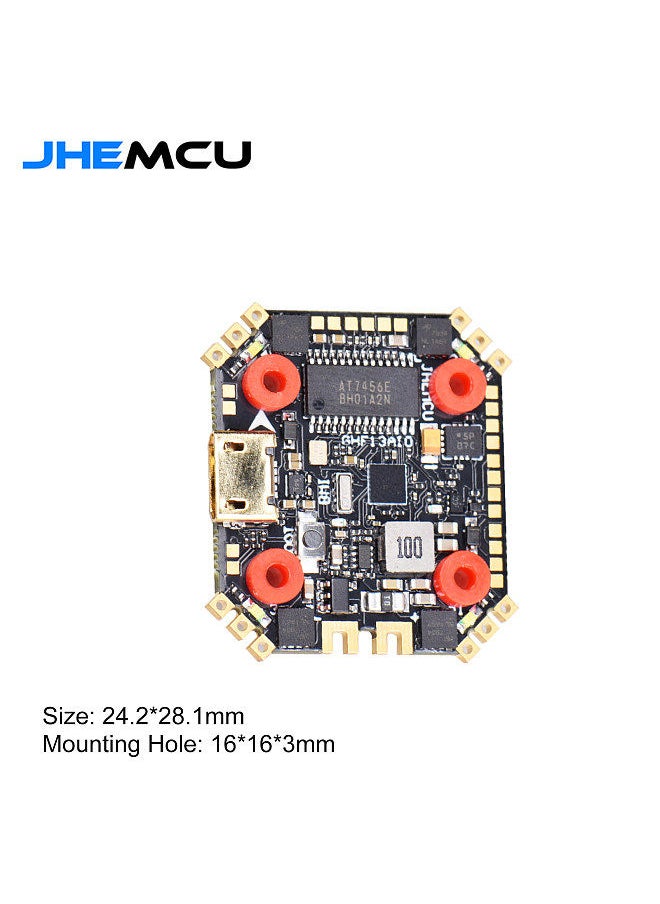 null - GHF13AIO-BMI 2-4S F4 Flight Controller BMI270 STM32F411 with OSD 5V BEC 16x16mm for Remote Control FPV Racing Drone - Image 1