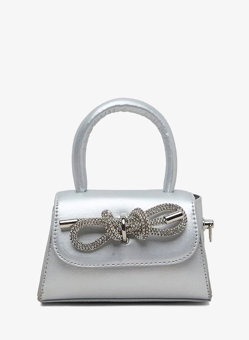أر أند بي Embellished Top Handle Bag