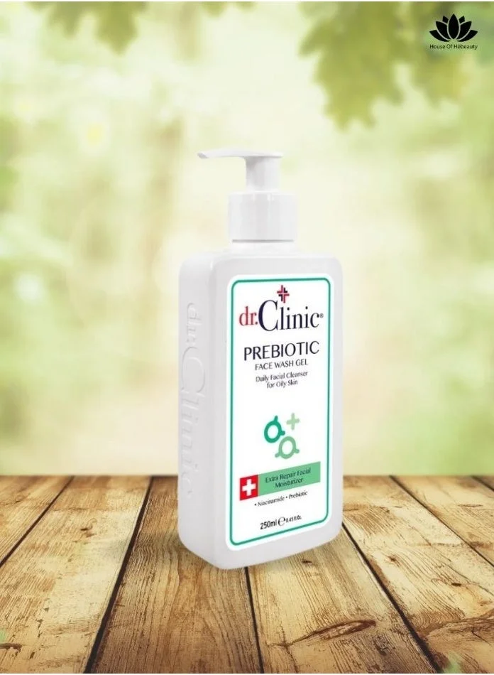 dr.Clinic Prebiotic Face Wash Gel Daily Cleanser For Oily Skin (Green)