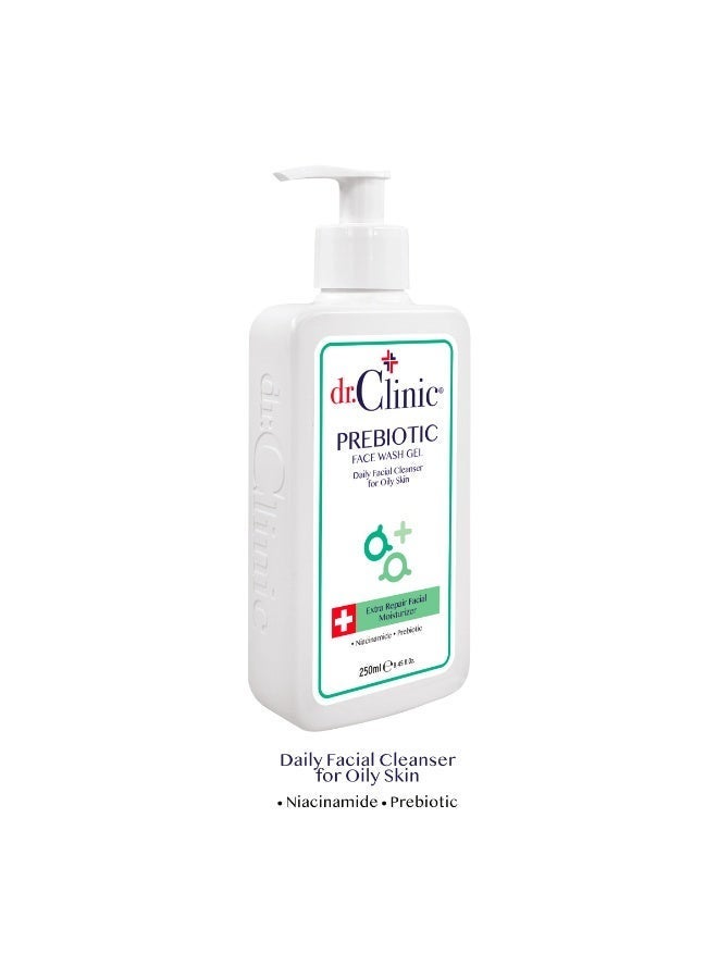 dr.Clinic DR. CLINIC | Prebiotic Face Wash Gel Daily Cleanser | Oil-Control Facial Wash | Enriched with Niacinamide & Prebiotics | For Oily Skin | 250 ml - Image 5