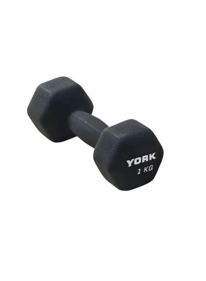 YORK Fitness New Hicks Dumbbell Weight 2Kg 15633