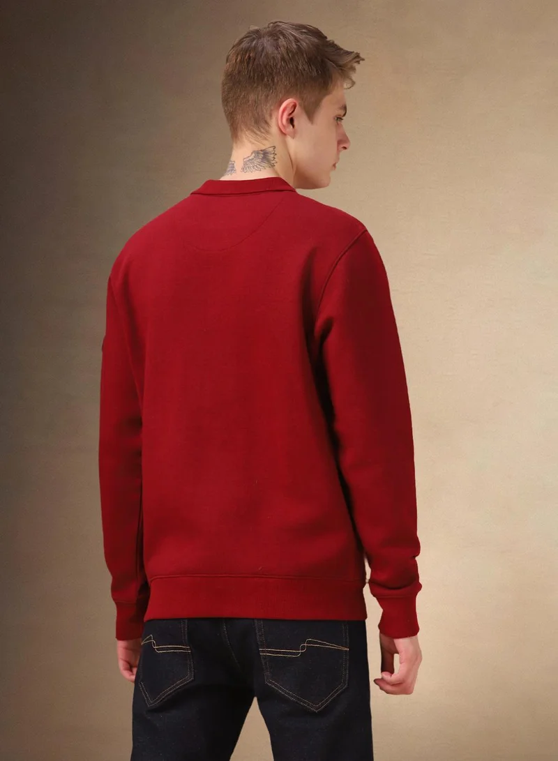 Dennis Lingo Maroon SWEATSHIRTS for Men | Best Price UAE