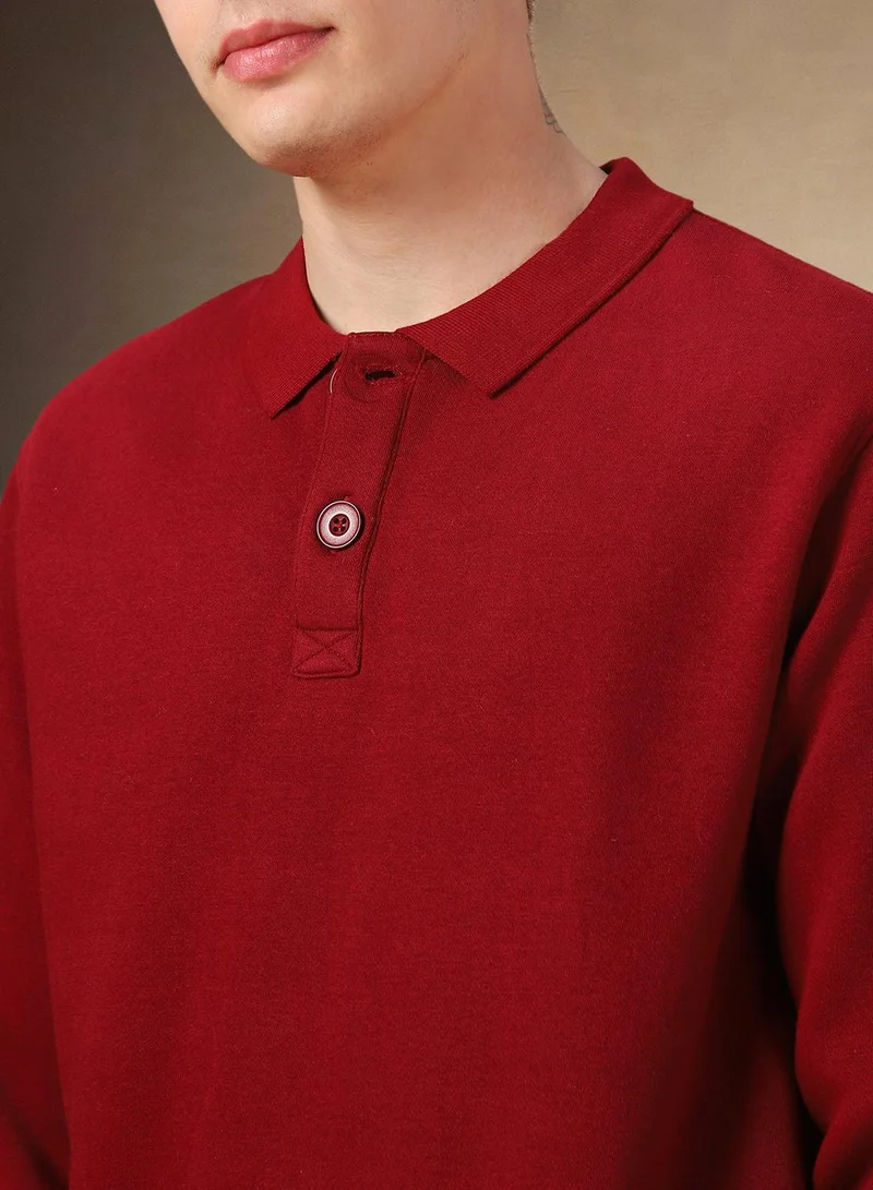 Dennis Lingo Maroon SWEATSHIRTS for Men | Best Price UAE