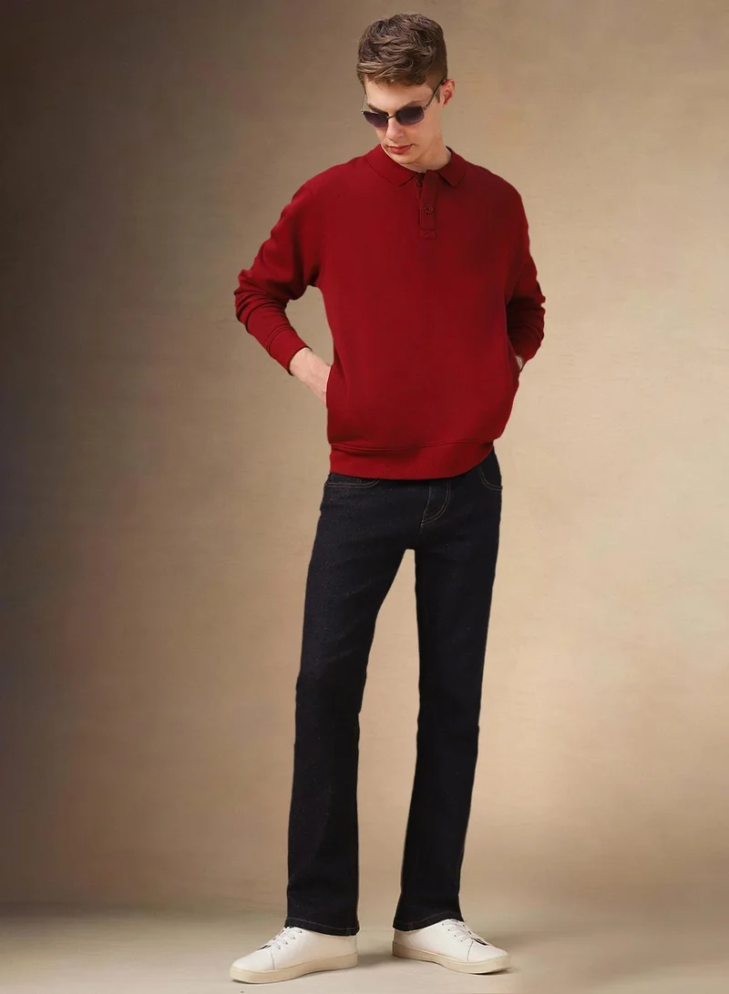 Dennis Lingo Maroon SWEATSHIRTS for Men | Best Price UAE