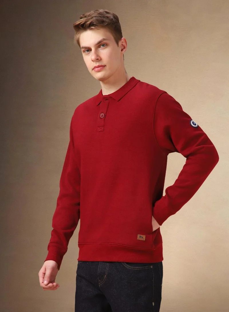 Dennis Lingo Maroon SWEATSHIRTS for Men | Best Price UAE