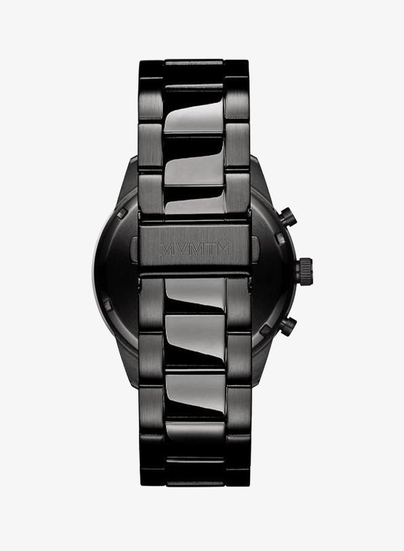 MVMT Men's Chronograph Watch, Grey Dial, Gunmetal Stainless Steel Strap - Image 2