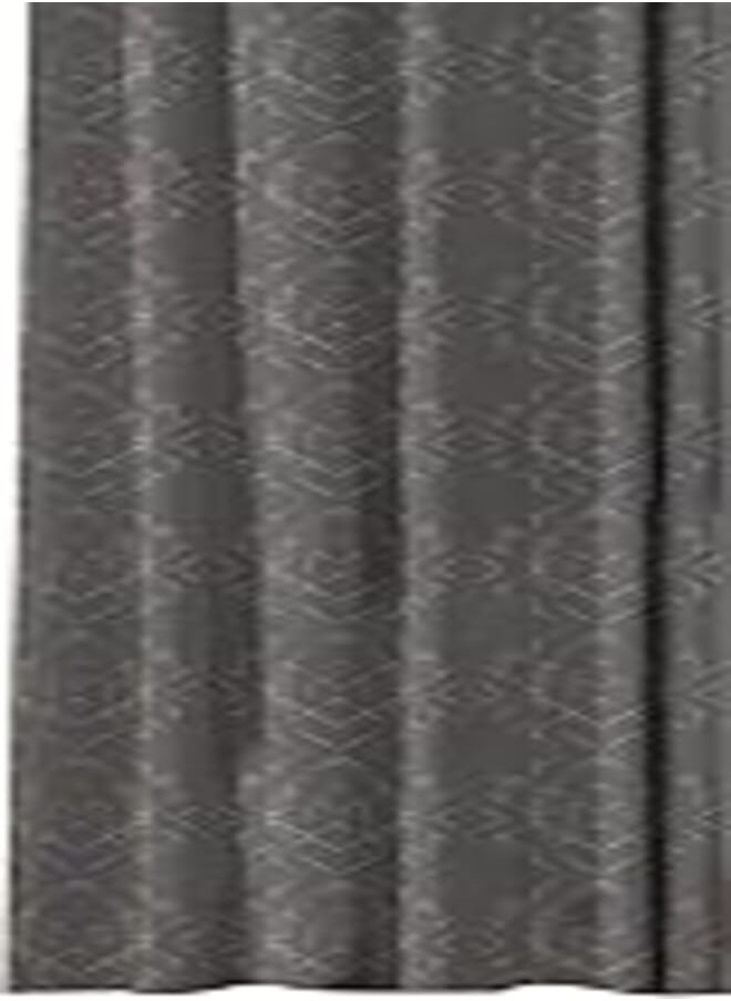 Naguib Selim NAGIUB SELIM Elegant Velvet curtains - Soft Velour fabric -Modern Multi Colour Sheer Design- Steel Grommets - for living rooms - 1 piece - 140W X 280L CM -622(7) 